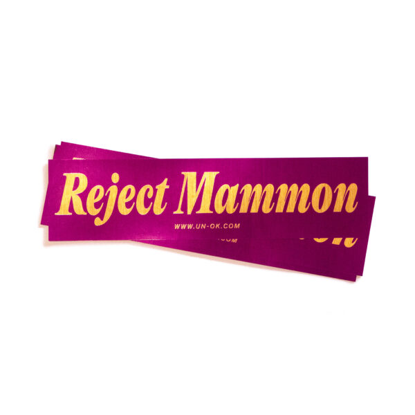 Reject Mammon